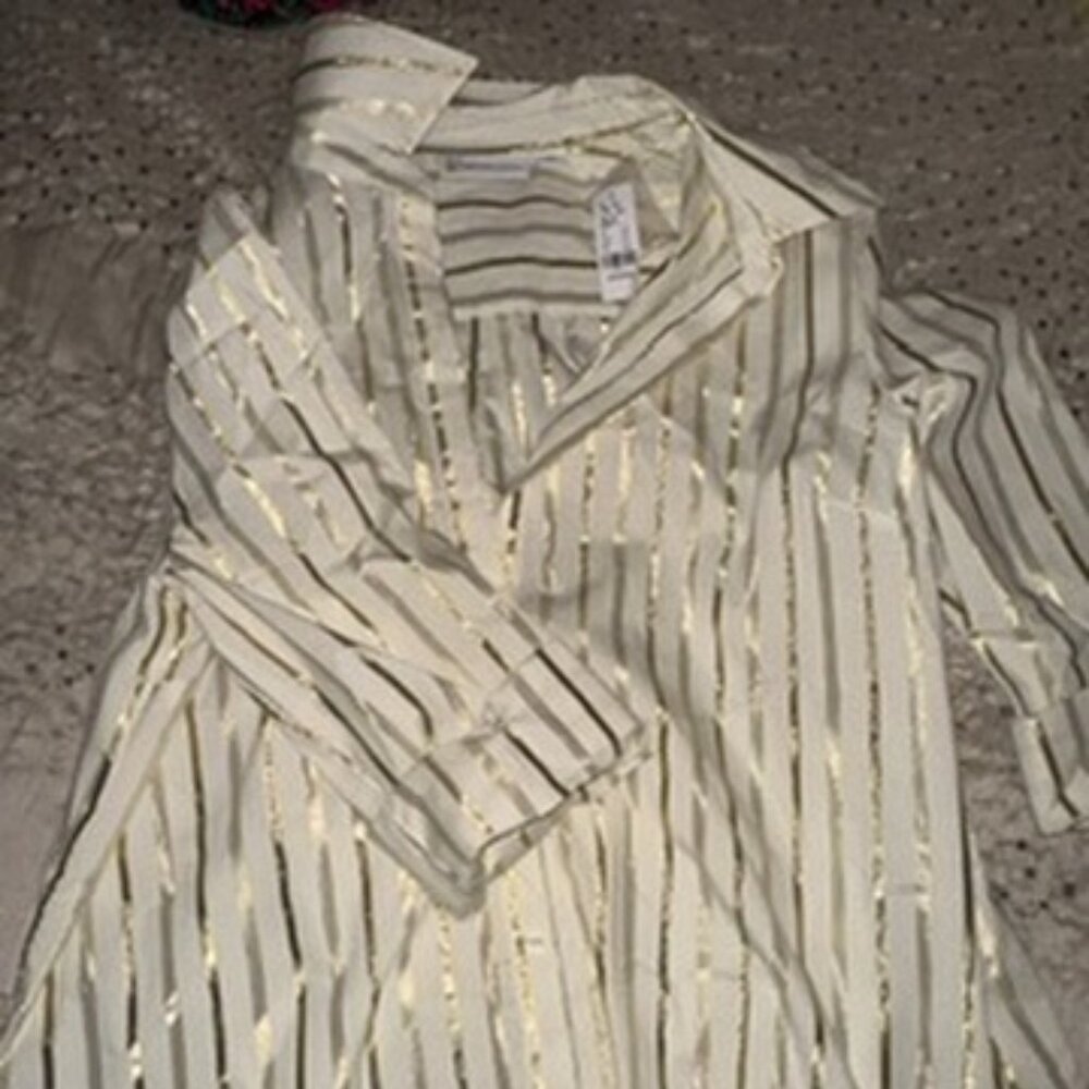New York & Company Button-up Shirt